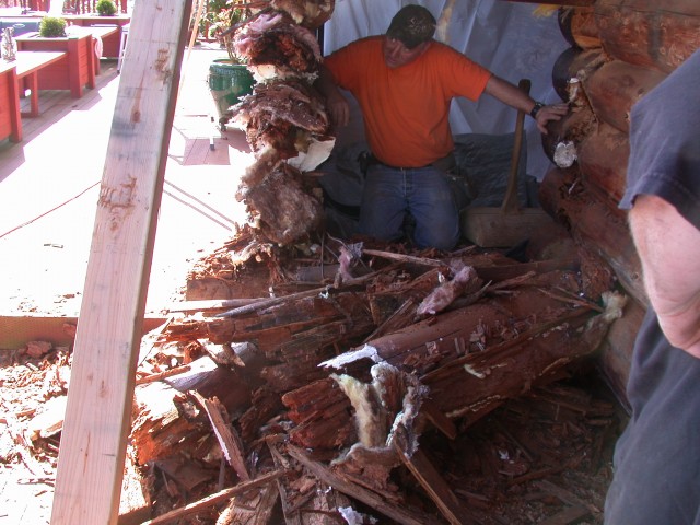 Log restoration project 07