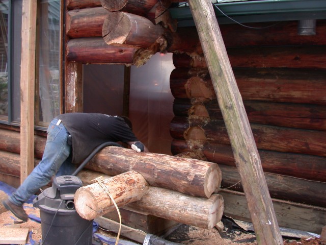 Log restoration project 17