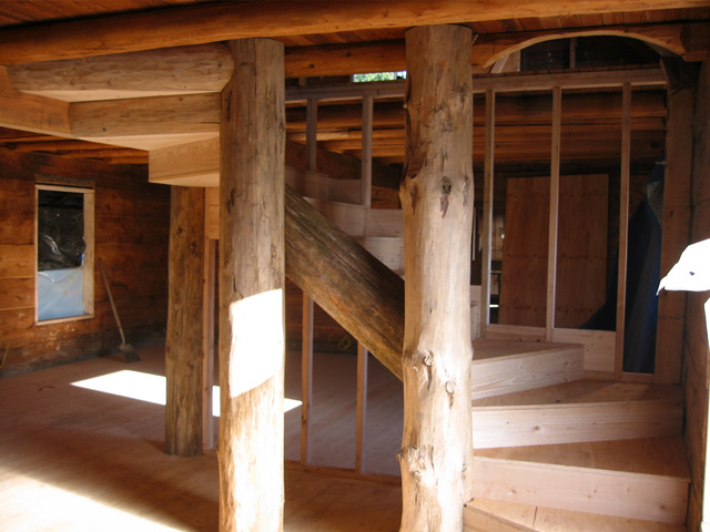 Log Home Restoration Project